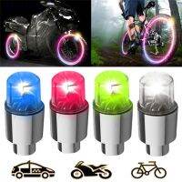 2Pcs LED Car Bike Wheel Tire Tyre Valve Dust Cap Spoke Flash Lights Car Valve Stems amp; Caps Accessories