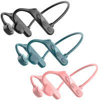 Ready Stock! K69 Bone Conduction Headphones Wireless Bluetooth-compatible Headset Neckband Earphones For Sports Running