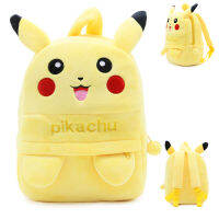 Pikachu กระเป๋าเป้สะพายหลังลายการ์ตูนสำหรับเด็ก,กระเป๋านักเรียนลายน่ารักสไตล์เกาหลีกระเป๋าใส่ลูกอม