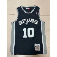 New NBA Mens San Antonio Spurs #10 Dennis Rodman Retro Embroidery Basketball Jerseys Jerseys Black 8LXY