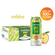 Thùng 24 Lon Nước Mía TÁO Tự Nhiên Lon 240ml Míaha,miaha, mía lon, mía ha