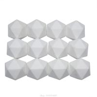 【LZ】 5 unidades/pacote em branco conjunto de dados polyhedral artista conjunto acessórios do jogo acrílico cubos para ensinar ferramentas de matemática canto afiado droshipping