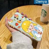 เคส Dienya สำหรับ Xiaomi Mi 9T Pro Redmi K20 Pro เคสการ์ตูนชานมเด็กผู้หญิงกรอบสี่เหลี่ยมใหม่เคสพื้นผิวชุบซิลิกาเจลนิ่มกันกระแทกเคสมือถือฝาครอบป้องกันเลนส์กล้องถ่ายรูปรวมทุกอย่าง