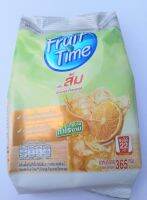 Nestle Fruit Time กลิ่นส้ม เครื่องดื่มปรุงสำเร็จ (เนสท์เล่ ฟรุตไทม์) ชงได้ 22 แก้ว น้ำหนัก 365 กรัม