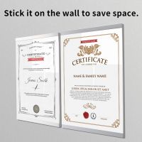 Acrylic Certificate Cover Wall Photo Frame Poster Display Brand New Protective Cover Three-In-One A4 Transparent Display Board