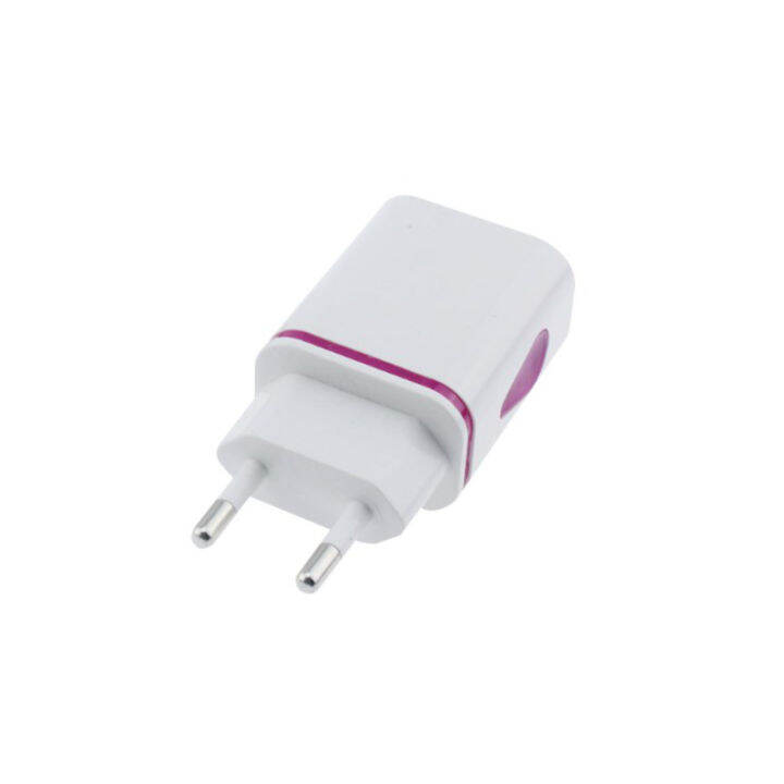 uni-อะแดปเตอร์ไฟ2a-5v-แบบสองพอร์ต-usb-ที่ชาร์จไฟ-led-แบบหยดน้ำสามารถใช้ได้กับโทรศัพท์ปลั๊กแบบยุโรป