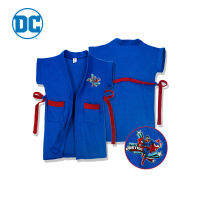 NA Dreams DC Bathrobe with Superman Logo ชุดคลุมอาบน้ำ เสื้อคลุมอาบน้ำ เสื้อคลุม ชุดคลุมว่ายน้ำ ลายซูเปอร์แมน