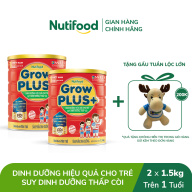 [Tặng gấu tuần lộc lớn] Combo 2 sữa bột GrowPLUS+ suy dinh dưỡng trên 1 tuổi (2 lon x 1.5kg) - Grow Plus+ thumbnail