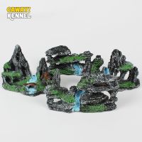 【CC】◘  1 Decoration Landscaping Resin Rockery Aquarium Crafts Ornaments D9242