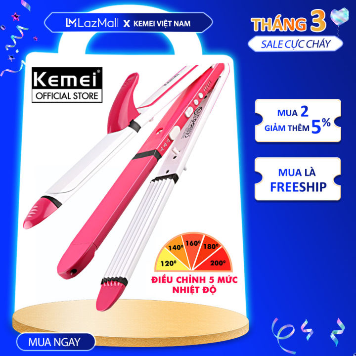 Kemei KM-3304: Kemei KM-3304 là sản phẩm đang được yêu thích nhất hiện nay với thiết kế tiện dụng và hiệu suất cao. Với nhiều tính năng đột phá, từ làm tóc đến chăm sóc tóc, Kemei KM-3304 sẽ giúp bạn tạo nên những kiểu tóc độc đáo, ấn tượng mà không cần phải đến salon.