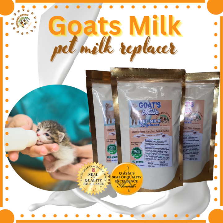 Pet Milk Replacers Goats milk for dogs cats puppies kittens rabbits