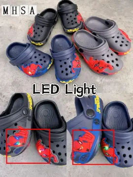 Spiderman light hot sale up crocs