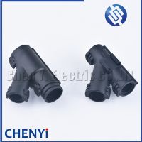 Auto waterproof wire harness connector bellows buckle manifolds Y-tee ailpin Corrugated pipe clamp clasp cover 9817040 9817304