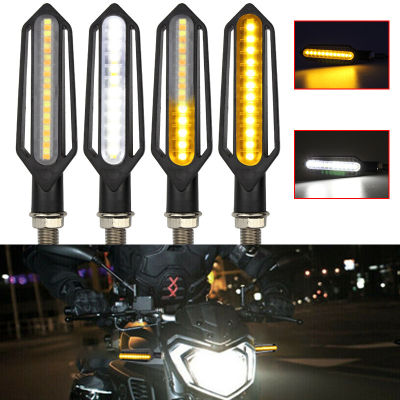 Befans New motorcycle modified parts led turn light two-color water signal light brake turn light corner light
