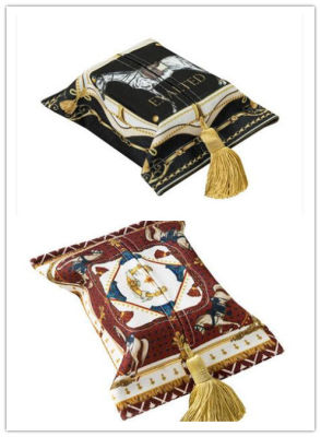 Arabic Hot Sell Tissue Box Cover With Tassel Luxury Horse Dollar Print Rectangle Napkin Dispenser Holder For Living Rooms