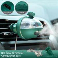 Usb Air Humidifier Mini Car Humidifier Dual-Use Small Space Saving Whisper-Quiet Chargeable Humidifiers สำหรับรถบ้าน