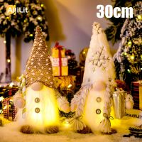 Glowing Gnome Christmas Faceless Doll 30cm Tree Decorations Night Light Xmas Gift Navidad 2022 New Year Novedades Home Decor