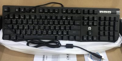 คีย์บอร์ด K430 OKER เกมมิ่ง แมคคานิคอล Keyboard Mechanical รับประการ1ปี( BLUE SWITSH)