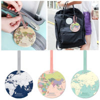 Fashion Portable Map Label Suitcase Silica Gel Travel Accessories Luggage Tag ID Address Holder