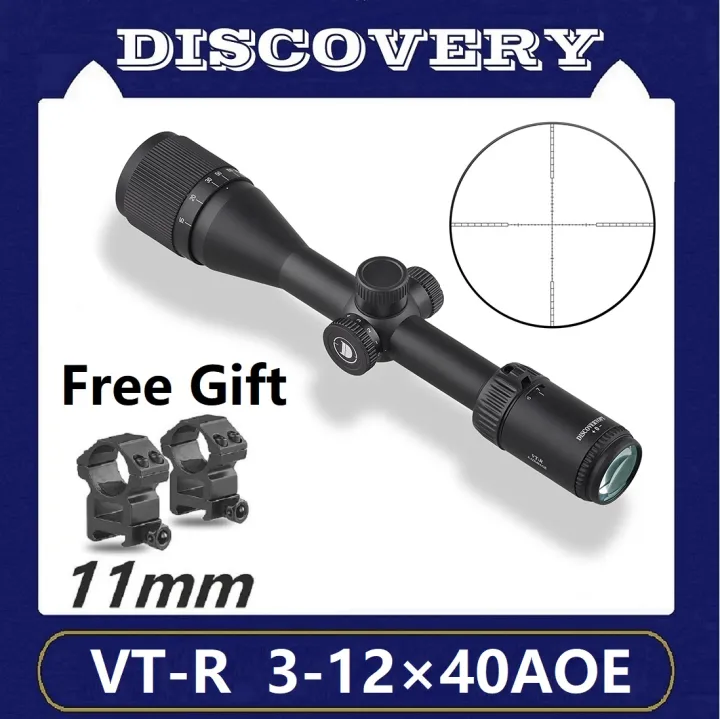 【Free 11mm mount】DISCOVERY VTR 312X40A0E Optics scope riflescope