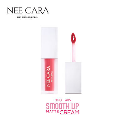 [Clearance] NEE CARA  นีคาร่า ลิปสติกเนื้อครีม ลิปจุ่ม N410 SMOOTH LIP MATTE CREAM