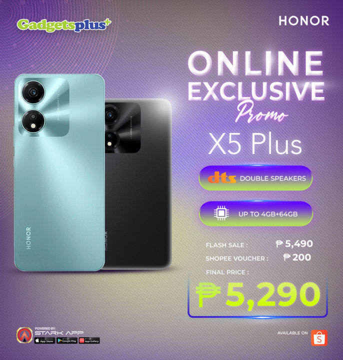 Honor X5 Plus 4Gb+64Gb | Lazada PH