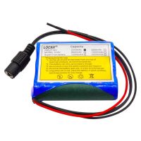 【support】 【Tech-savvy】 12V 2200MAh 3000MAh Li-Ion 3500MAh 18650 Lithium Pack DC 12.6V กล้องวงจรปิด + 1A Charger