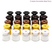 5pcs/lot for Wall Wiring High Frequency 5 Colors Electric Porcelain Ceramic Insulator Ceramic Insulators Porcelain Insulator