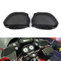 Grill Speaker ตาข่ายมอเตอร์ไซค์สำหรับฮาร์เลย์รุ่น Road Glide FLTR Ultra FLTRU กำหนดเอง FLTRX 1998-2013สีดำ