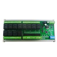 DC 12V 24V 12DI 12DO RS485 IO Board Modbus RTU Relay Optically Isolated NPN Input &amp; 12 Relay Output Modbus RTU Relay Module Electrical Circuitry Parts