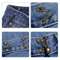 Trouser Buttons Adjustable Detachable Jeans Buttons Nail Free Metal Buttons For Clothing Diy Sewing Clothes Accessori