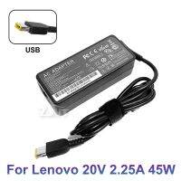 20V 2.25A 45W USB PIN AC เพาเวอร์อะแดปเตอร์แล็ปท็อป R สำหรับ Lenovo Thinkpad T431S X230S X240S ADLX45NCC3A X240