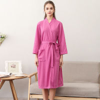 Camisón De Algodón De Gran Oferta Para Mujer,Bata Kimono De Verano,Bata De Baño,Ropa De Dormir ทางการ,Ropa De Casa De Color Sólido,Ropa De Dormir Suelta