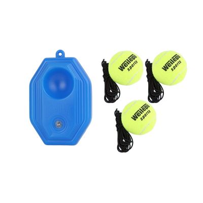 Weilepu Tennis Trainer Rebound Ball Tennis Self Exerciser for Children Adult Beginner Tennisball Tennis Ball with Rope