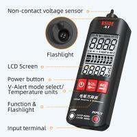 มัลติมิเตอร์อัจฉริยะเครื่องเตือนมีไฟเสียงเครื่องตรวจจับแบบคู่เครื่องวัดโวลต์ตรวจจับแรงดันไฟฟ้าไม่สัมผัสมัลติมิเตอร์สำหรับช่างไฟฟ้าใช้ในบ้าน