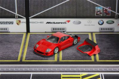 Stance Hunters 1:64 F40 LM Red Body /Black  Model Car