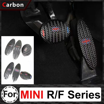For MINI ONE Cooper S JCW R55 R56 R60 R61 F54 F55 F56 F57 F60 Countryman Carbon Fiber Accelerator Brake Rest Foot Pedal Cover