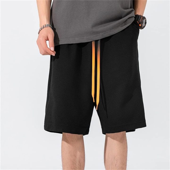 houkai-men-loose-black-shorts-mens-sport-five-minutes-of-pants-mens-trousers-summer-thin-pants-beach-pants-color-d-size-xxl-code