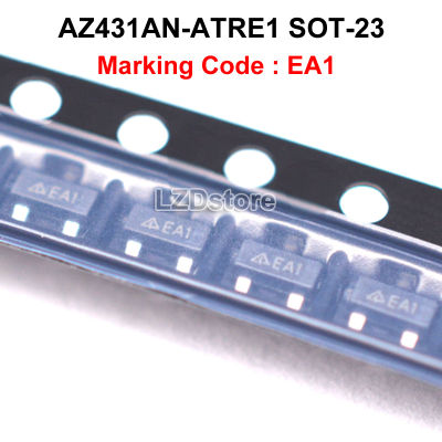 10ชิ้น AZ431AN-ATRE1 EA1 SOT-23 AZ431AN AZ431 SOT23-3รหัสทำเครื่องหมาย EA1ใหม่ต้นฉบับ