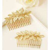 【cw】 1pcs Fashion Punk WomenGoldHair Comb Hair Clip Jewelry Cuddly Gold Metal Hair Accessories Headwear Female Hairpins ！