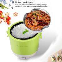 Multifunctional Rice Cooker Mall 24 V 180 W 1.6L ไฟฟ้าแบบพกพาหม้อหุงข้าวเอนกประสงค์อาหาร Steamer สำหรับรถยนต์