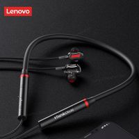 Lenovo HE05 Pro TWS หูฟังไร้สายบลูทูธ5.0หูฟังกันน้ำ,หูฟังสายคล้องคอตัดเสียงรบกวนสำหรับเล่นกีฬา