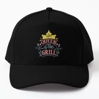 Queen Of The Grill Baseball Cap Hat Sun Spring
 Fish Mens Boys Women Casquette Hip Hop Snapback Czapka Bonnet Black