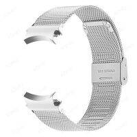 ertgga For samsung galaxy watch 4 6 classic 46mm 42mm 47mm 43mm band no gaps mesh loop galaxy watch 4 44mm Stainless steel band gapless