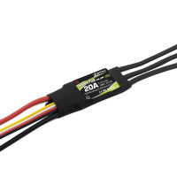 ZTW ตั๊กแตนตำข้าว20A G2วงจร ESC ไร้ถ่าน32บิตใหม่พร้อม6V/3A BEC 2-4S สำหรับอุปกรณ์อะไหล่ซ่อมเครื่องบิน RC F3P