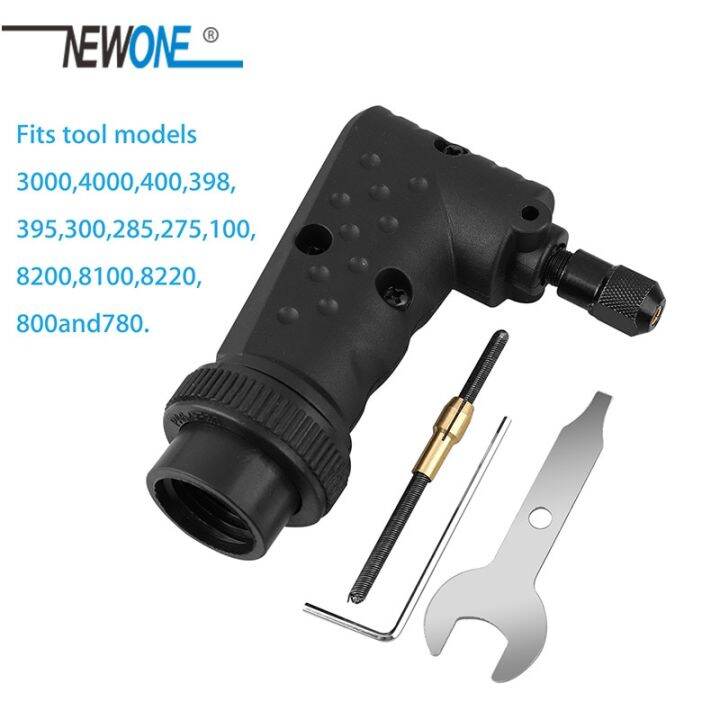 newone-right-angle-converter-attachment-for-dremel-tool-accessories-rotary-tools-black-eeekit-right-angle-drill-converter