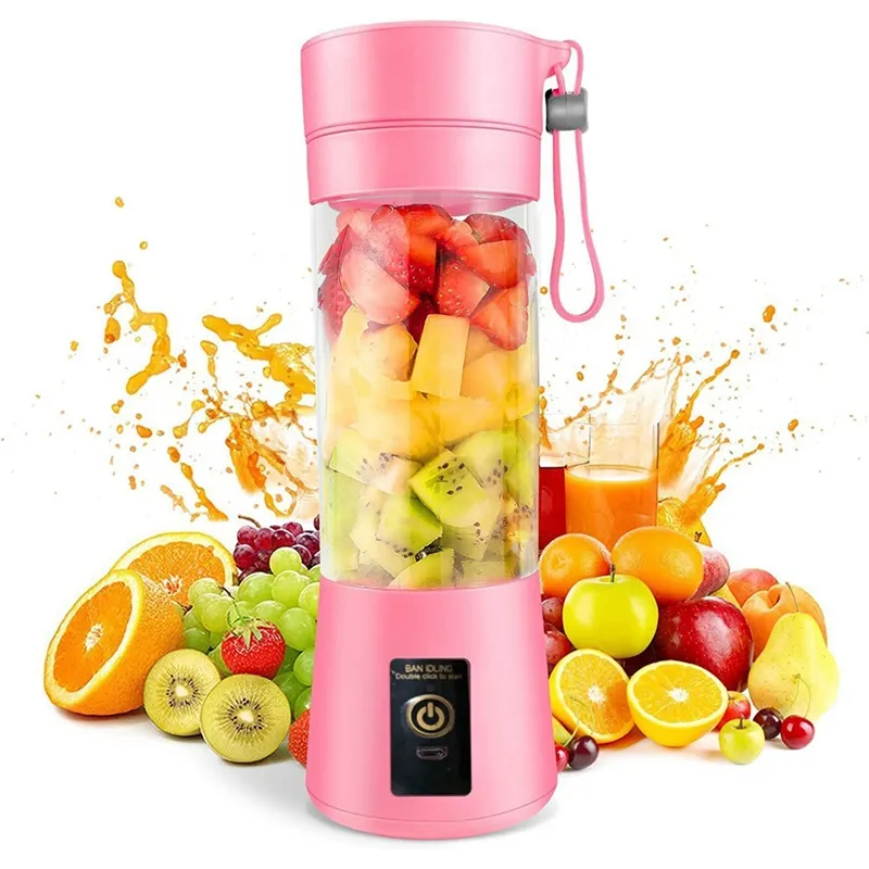 Mini Blender for Shakes and Smoothies Rechargeable 380Ml Traveling Fruit  Juicer Cup with Blades Lazada PH