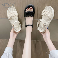 Moyan Sports  รองเท้าแตะหญิง รองเท้าแตะ แฟชั่น รองเท้าใส่ในบ้าน รองเท้าผู้หญิง รองเท้าแตะผู้หญิง รองเท้าแฟชั่น2023 อัพเกรดวัสดุ สบายขึ้น นุ่ม พื้นหนา เพิ่มสูง  B28G0DQ 37Z230914