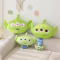 YT Alien Cushion Doll Cartoon Car Neck Pillow Seatbelt Cover Plush Toy Office Nap Soft Pillow Kid Home Decor Gift TY