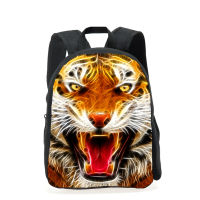 New 12 inch kids animal backpack boy school bags,tiger head backpack 3d printing bagpack,small baby backpack child mochila